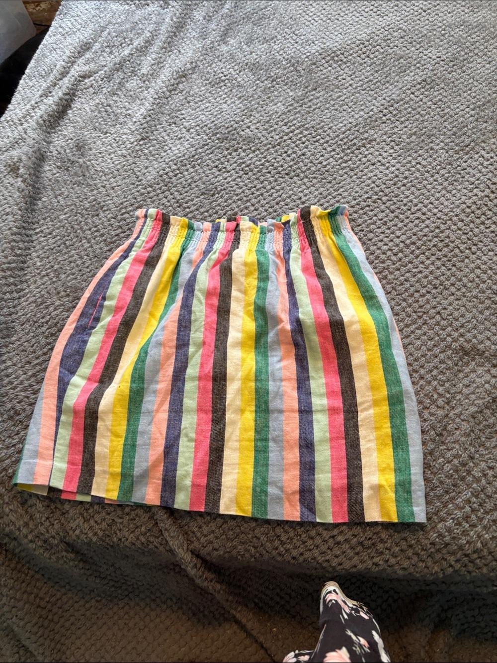 Womens size 2 J.CREW Multicolor Stripe Casual Skirt